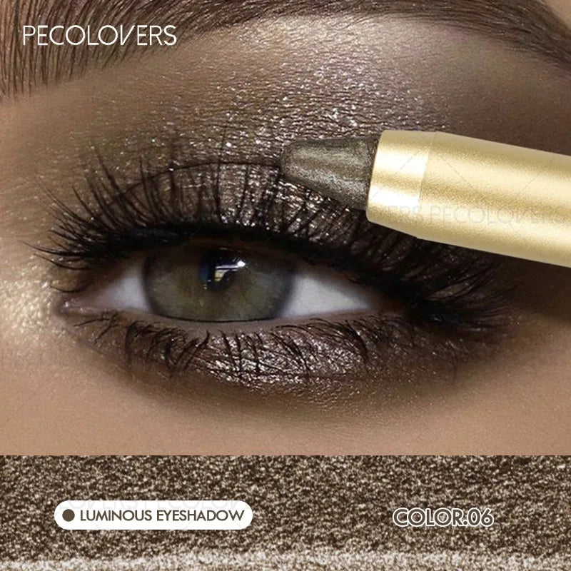 06 Color Waterproof Shimmer Eye Shadow Stick – Long-Lasting Glow