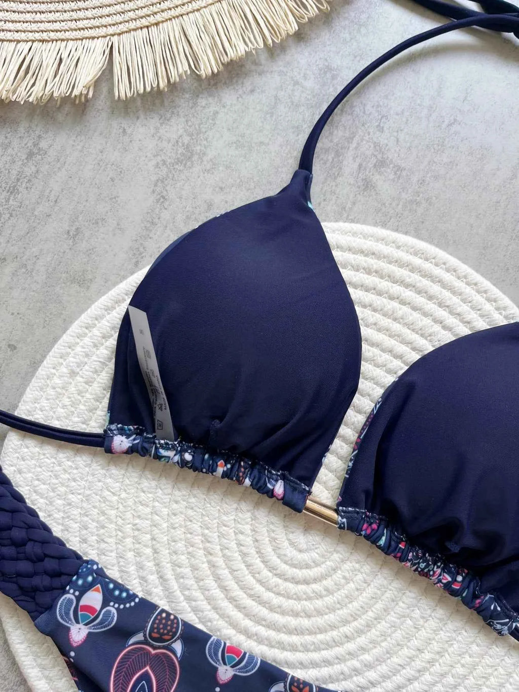 RUOTONSEPT Print Halter Mini Thong High Cut Bikini Female Swimsuit Women Swimwear Two-pieces Bikini set Bather Bathing Suit Swim
