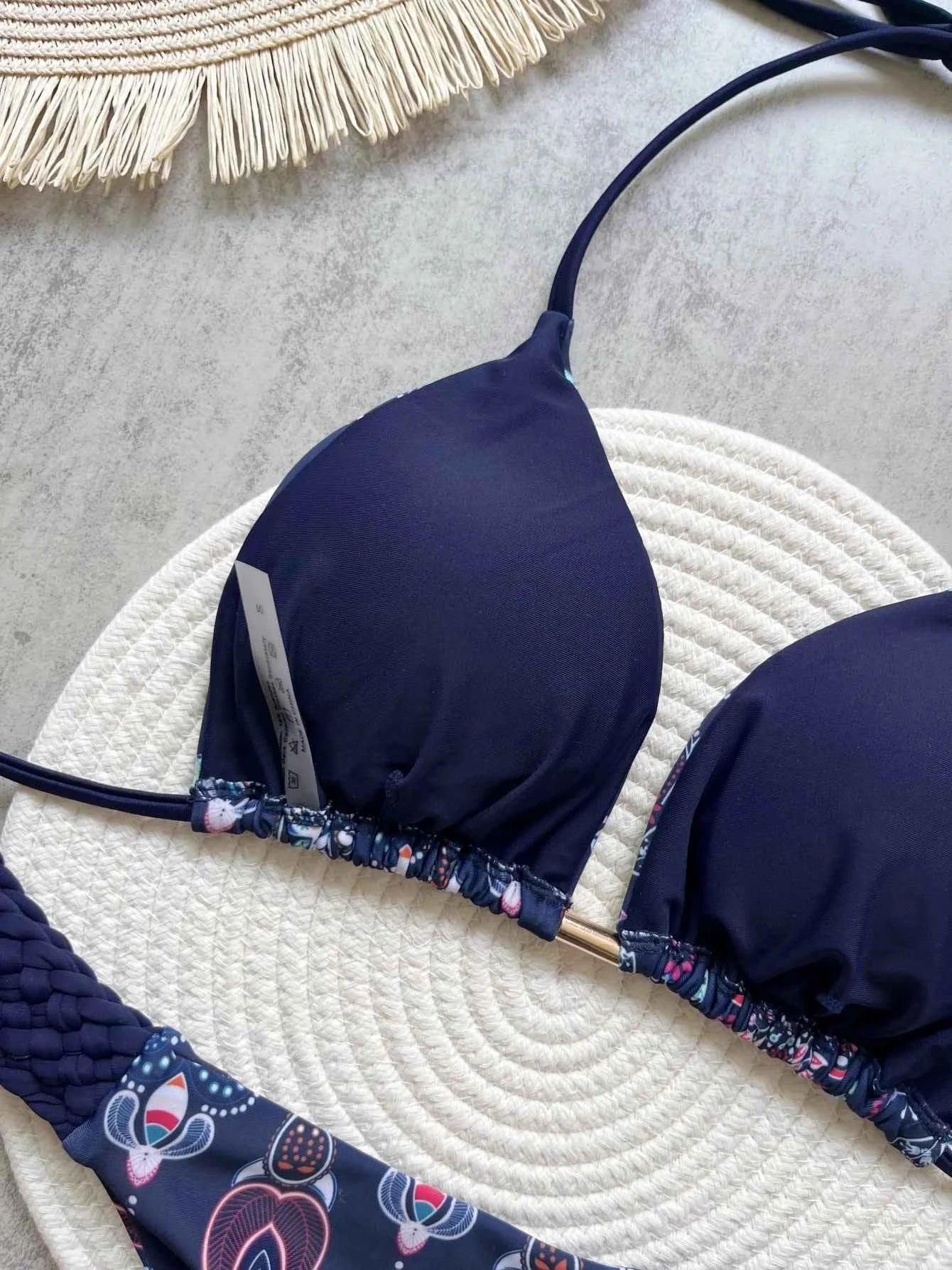 RUOTONSEPT Print Halter Mini Thong High Cut Bikini Female Swimsuit Women Swimwear Two-pieces Bikini set Bather Bathing Suit Swim