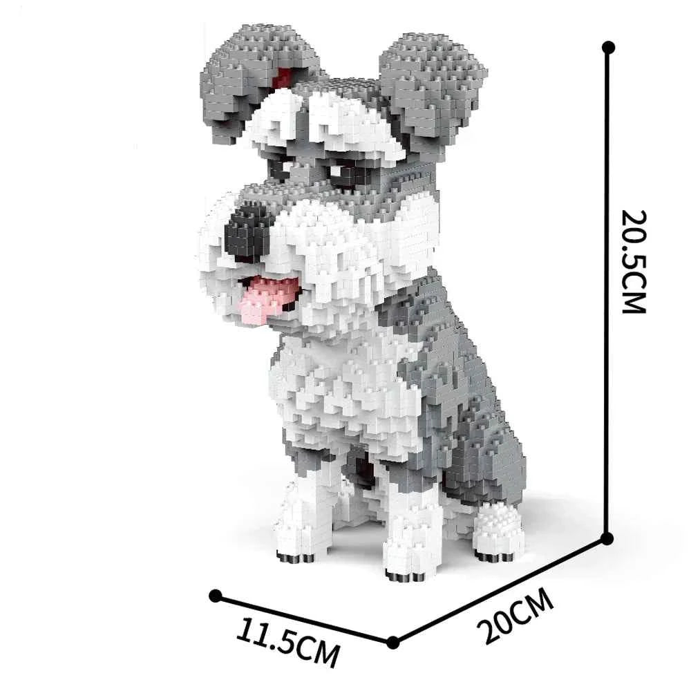 Knew Built Corgi Dog Micro Mini Building Blocks Toys: Adorable Model for Pet Lovers, Recreation, Perfect Display and Gift Idea