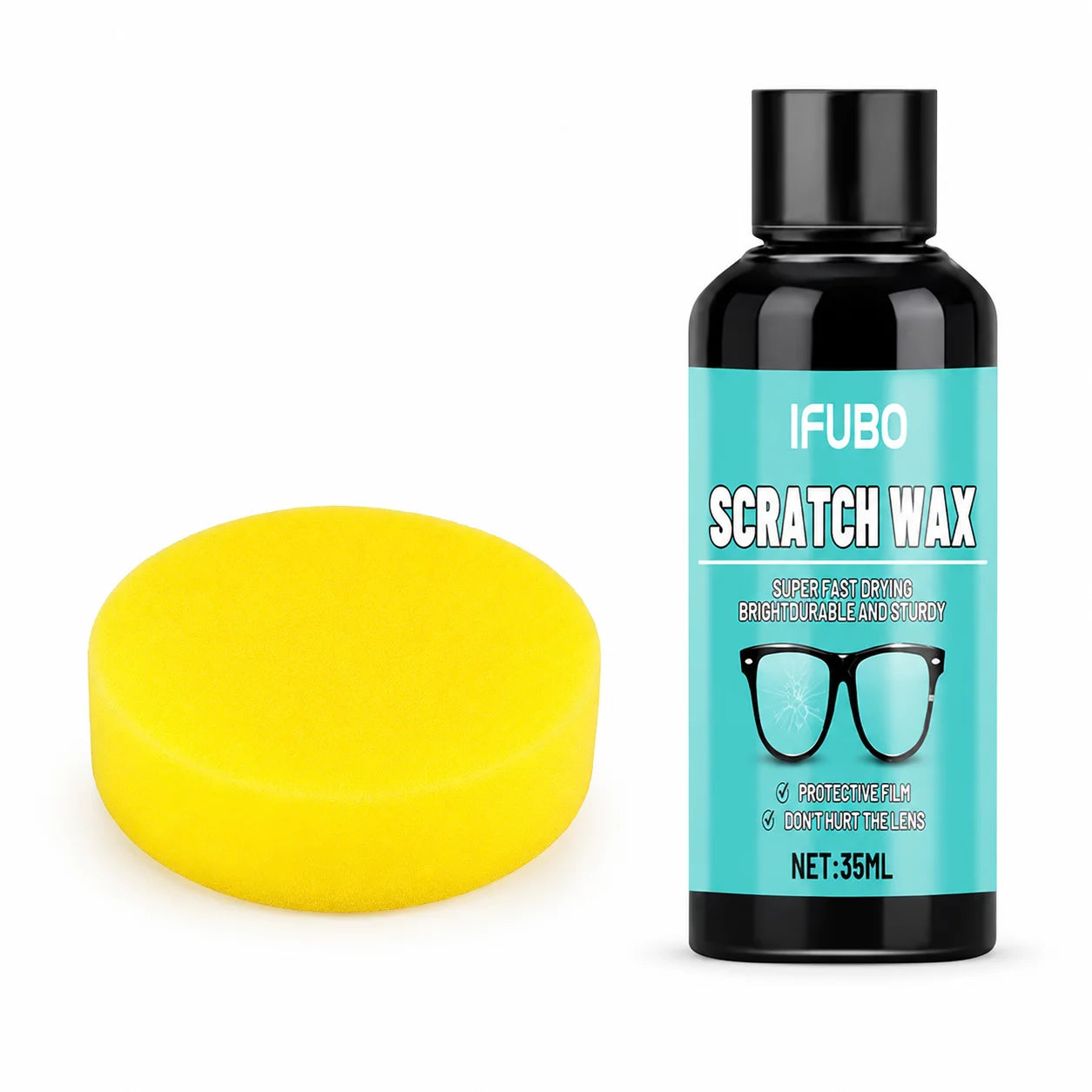 Eyeglass Scratch Repair CreamEyeglass Lens and Frame Scratch Polish, Lens Scratch Polishing, Buffing, Suitable for Minor Scratch