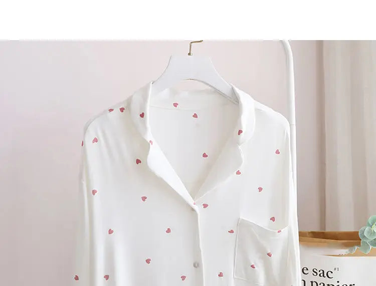 Nightgowns Women Sleepwear Baggy M-3XL Sweet Girlish Japanese Style Kawaii Clothes Home Cozy Designer Minimalist Pockets Print