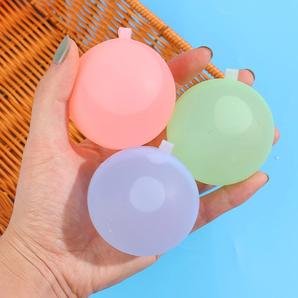 Reusable Water Balloons Toys Quick Fill Sealing Water Bomb for Summer Games Adults Outdoor Activities Toy Gifts