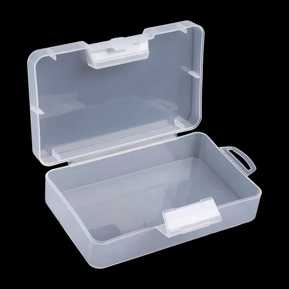 Plastic Box Transparent Jewelry Organizer Sample Box Small Tool Storage Box Nail Enhancement Tool Box Mobile Phone Repair Case