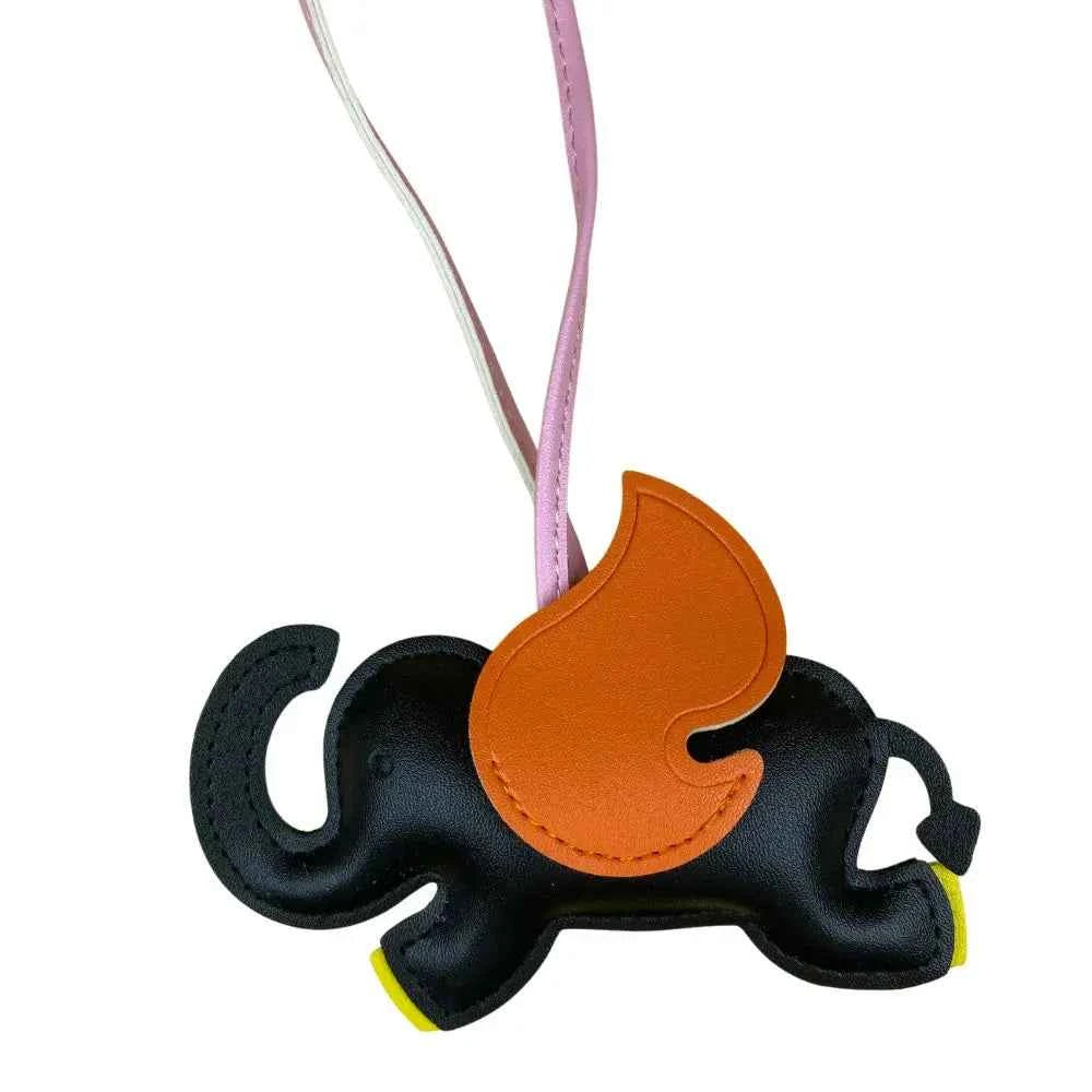 Elephant Bag Charm - Multi-Color Horse Charm Accessory for Purse, Backpack & Keys