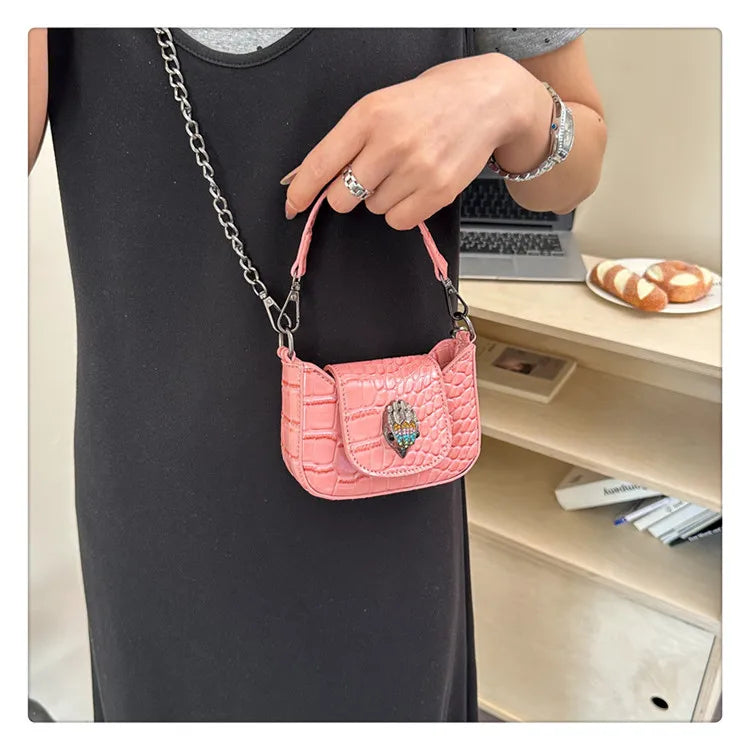 Best Superstar Show Original Diaper Bag, Retro Textured Leather, High-End Minimalist Crossbody Handbag For Party