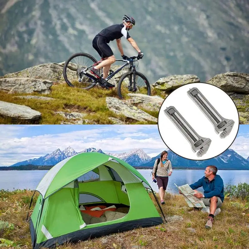 Advanced Outdoor Small Tools: Portable Mini Wrench & Multitool; Lightweight Titanium Alloy Mini Wrench and Multitool