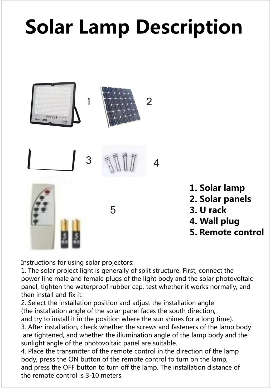 LED Solar Garden Lights Outdoor Waterproof IP67 Reflector Spotlight Emergency Wall Lighting for Garden Buildings