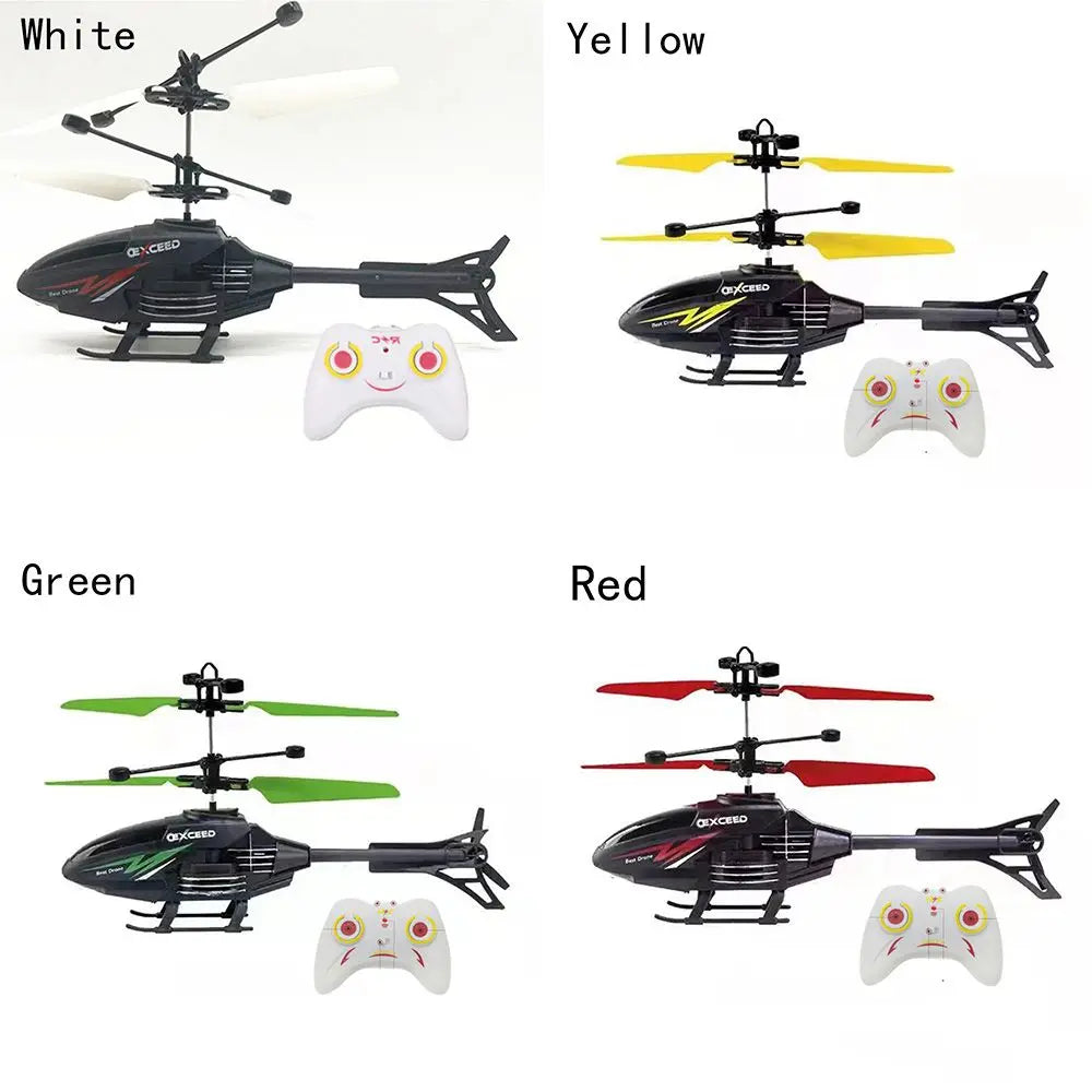 Hobbies Plastic RC Helicopters Rechargeable USB Charging Remote Control Plane Mini Drone Kids Adults
