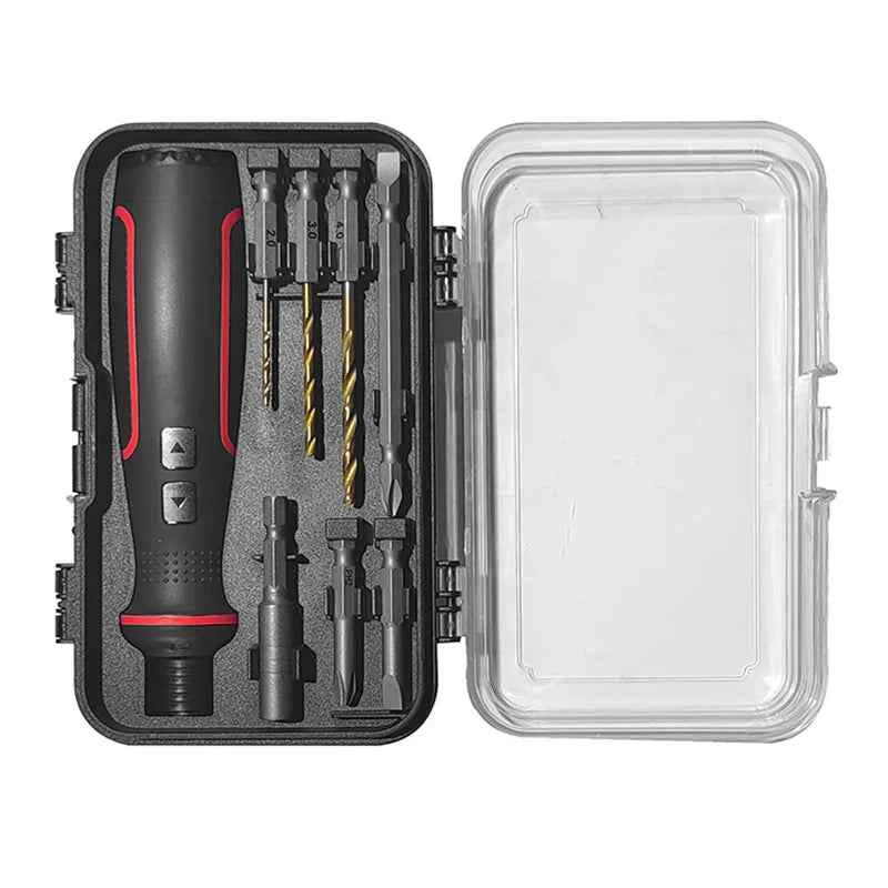 Maizhe USB Rechargeable 3.6V Electric Screwdriver With LED Light Cordless Mini Power Tools Multipurpose For DIY Household