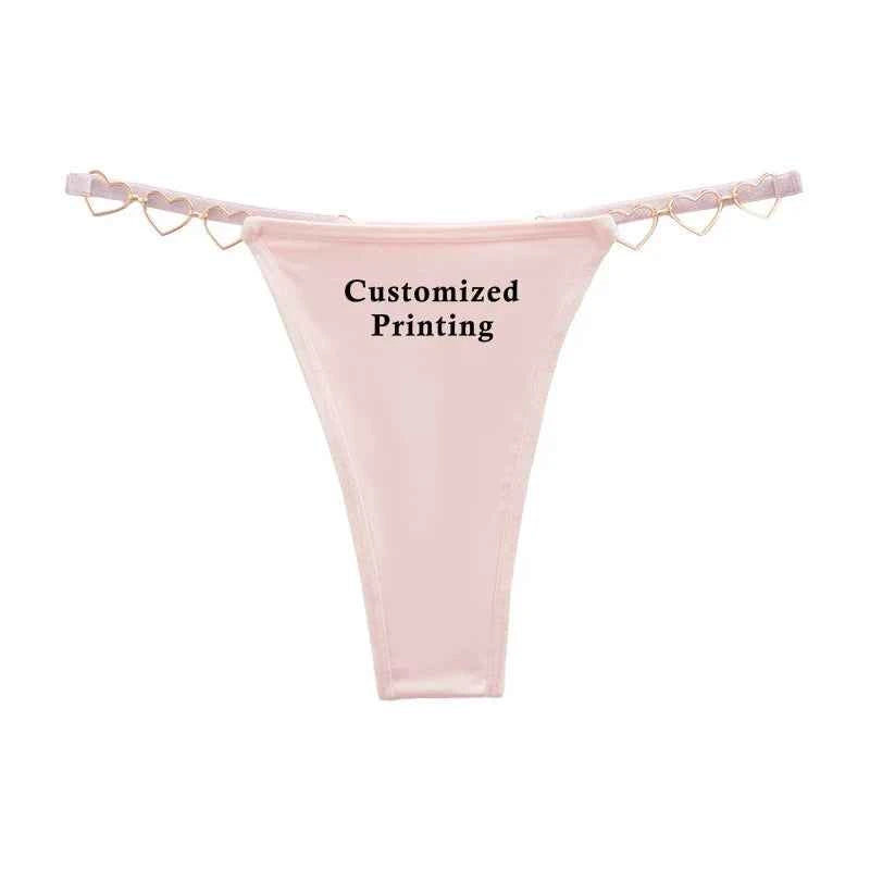 Custom Panties Personalized With Your Words Customized Printed Womens Underwear Love Decoration Cotton Crotch Girlfriend Gift