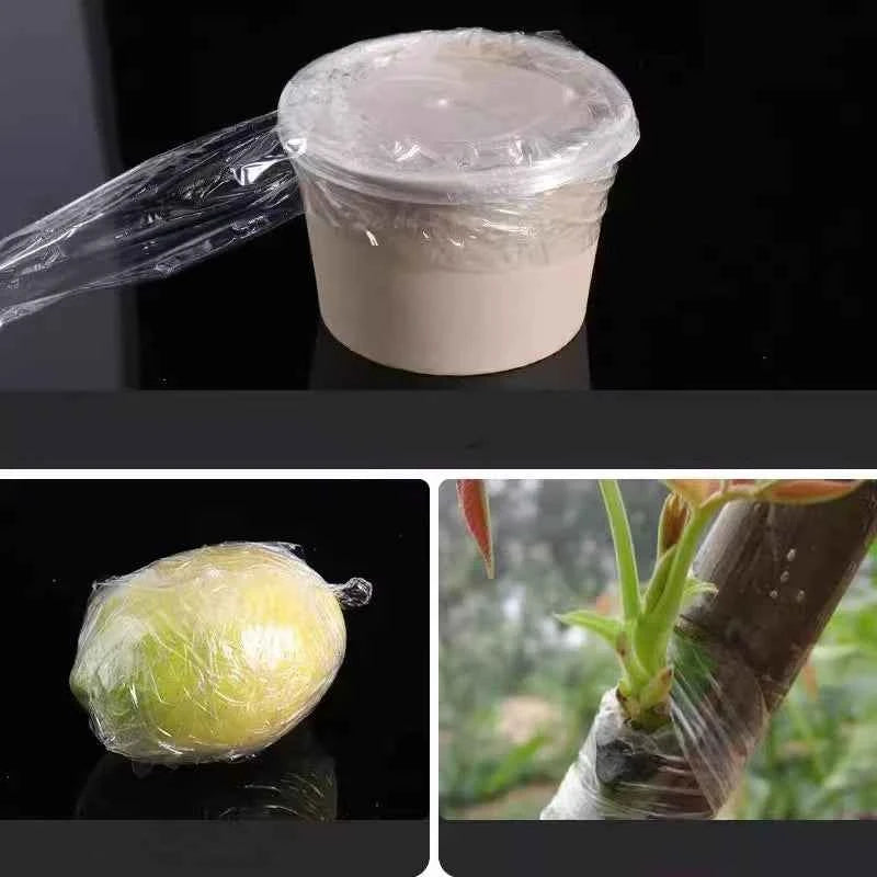 200M PE Grafting Tape Film Self-adhesive for Fruit Tree Nursery Plants Seedlings Vine Floristry Tomato Grafting Supplies Stretch