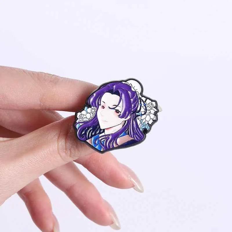 Maomao Light Novel Brooch Enamel Pins  Cute Japanese Anime Cartoon Character Brooches Lapel Badge Jewelry Gift for Fans Friends