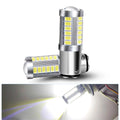 2pcs PY21W P21 5W 1156 Ba15s 1157 Bay15d 33 SMD Led Car Flash Brake Bulbs Lights Reverse Parking Lamps