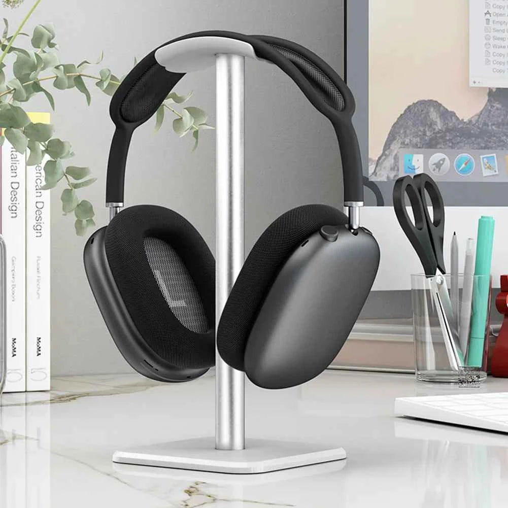 Headset Stand Aluminium Alloy Headphone Holder Rack Space Saving Desktop Organizer Display Vertical Bracket Hanger