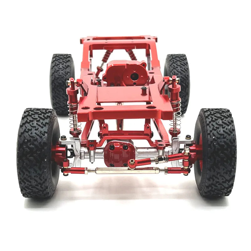 Metal chassis pull rod shock absorber transmission shaft 370 gearbox assembly For MN82 LC79 82S 82Por 1/12 RC Car Upgrade Parts
