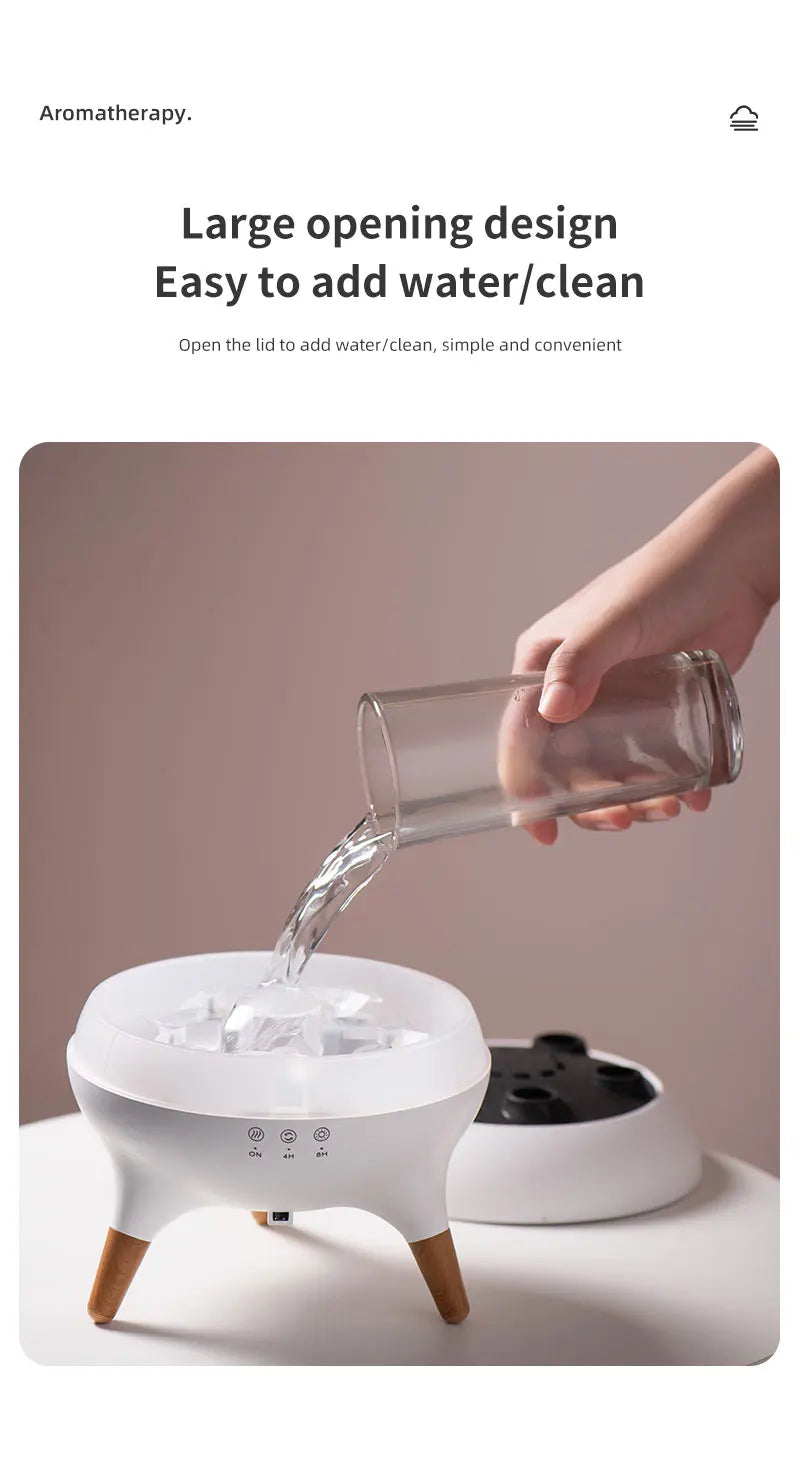 Jellyfish Aroma Humidifier Aromatherapy Diffuser Creative Ultrasonic Essential Oil Diffuser Remote Control Mist Humidifier