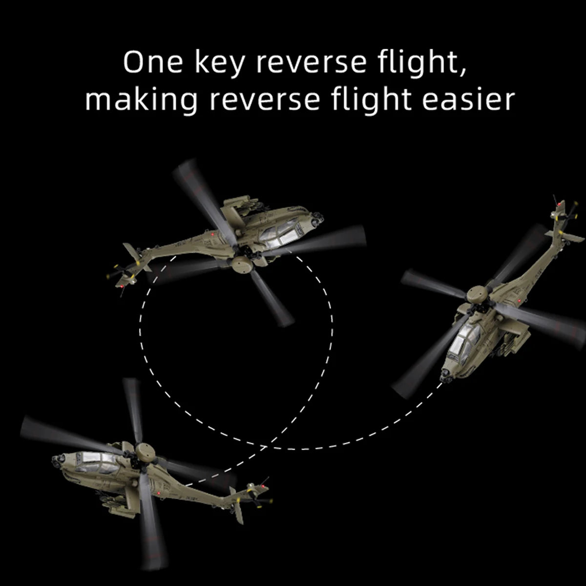 NEW RC ERA C170 RC Helicopter 6CH Optical Flow Positioning Apache Brushless Stunt Armed RC Helicopter Model One-key Inverted Toy