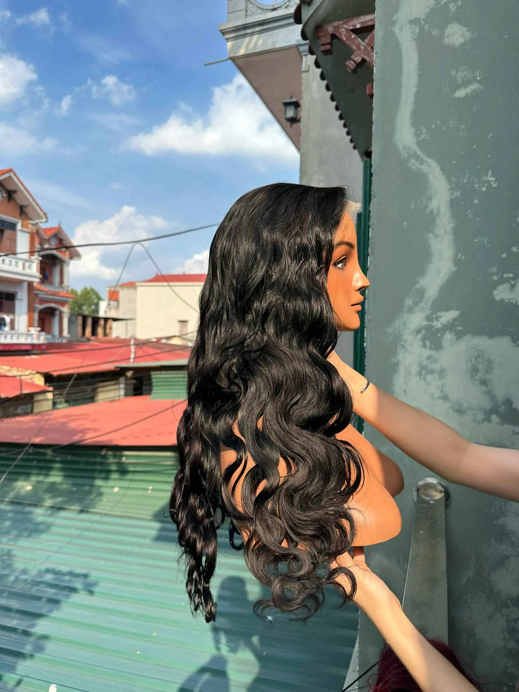 2024 Popular Vietnamese Wig Hair Extensions Deep Curly Hair in Colors Wholesale Training Heads for Black Woman