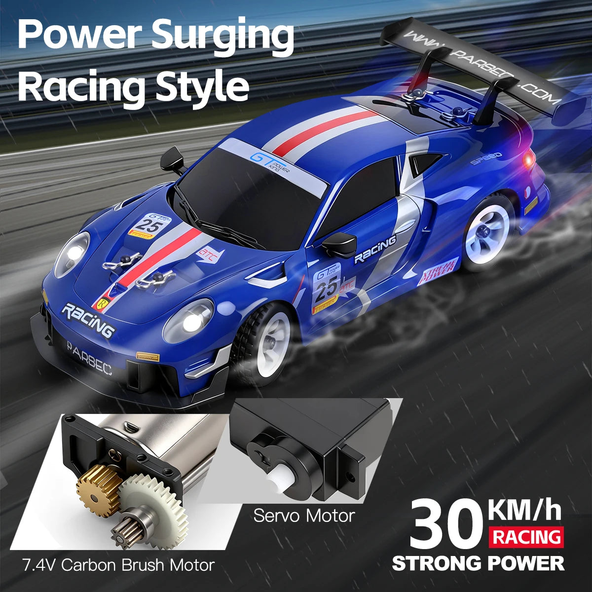 WLtoys 1/28 RC Drifting Car 284191 284019-A Upgraded Gyro 4WD High Speed Radio Control Model 2.4G Drift Racing Vehicle Mini Gift