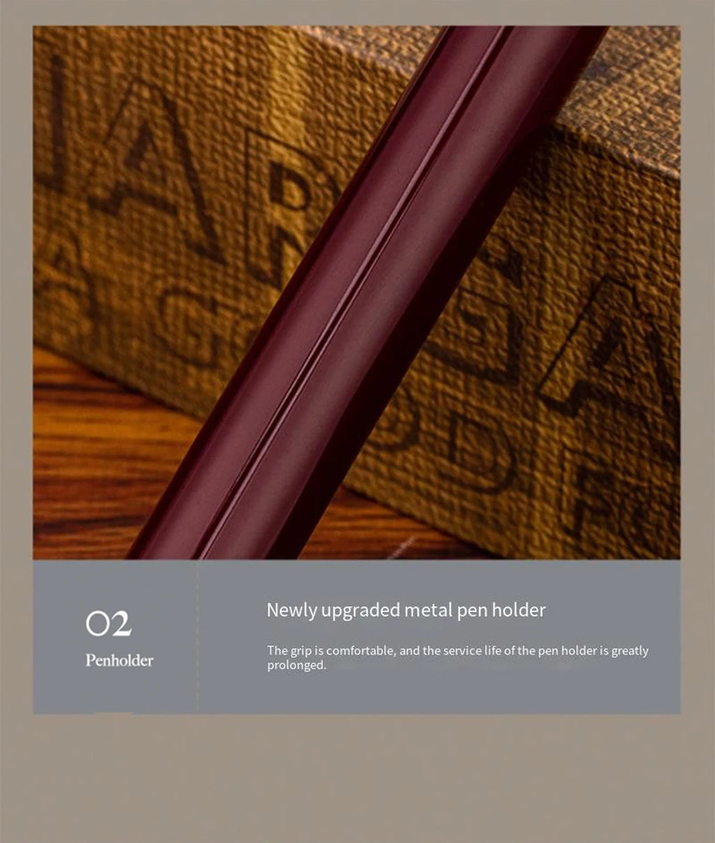 Hero 616S Classic Retro Fountain Pen Dark Tip 0.5mm Iridium Gold Nib Business Office Gift Student School Stationery Supplies