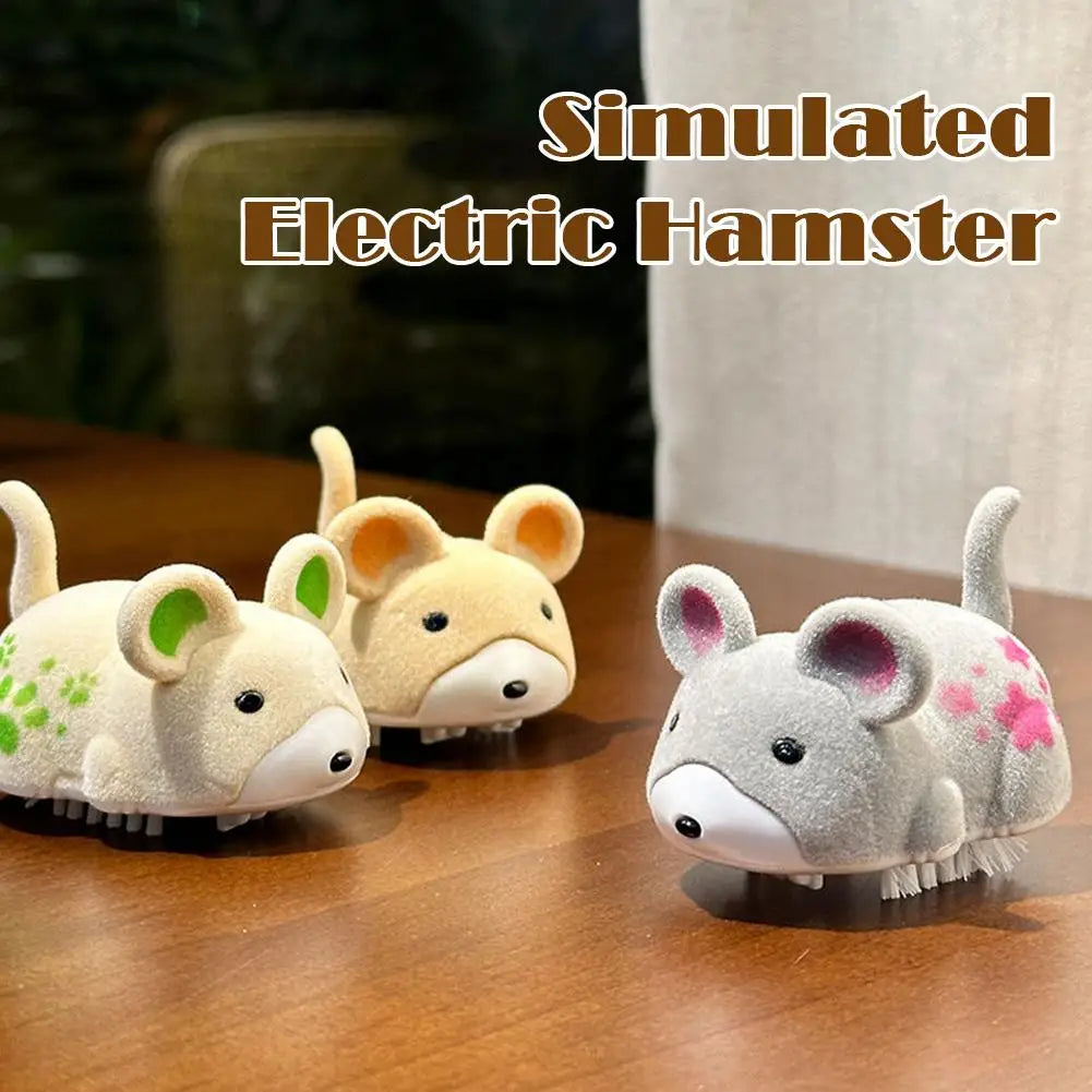 Interactive Cat Toys for Indoor Cats Cat Mouse Toy Electric Vibration Mouse Automatic Moving Kitten Toys Home