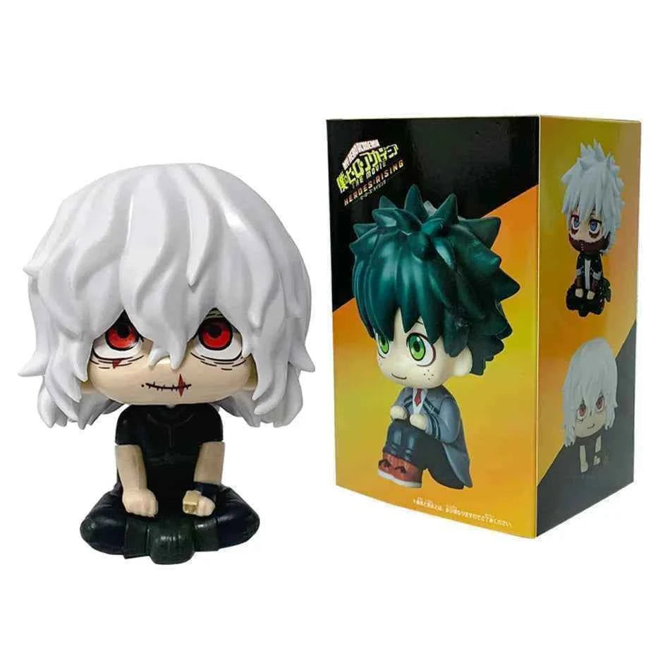 New My Hero Academia (MHA): Tomura Shigaraki / Izuku Midoriya / Katsuki Bakugo Cute Chibi PVC Figurine | Collectible Toy Model