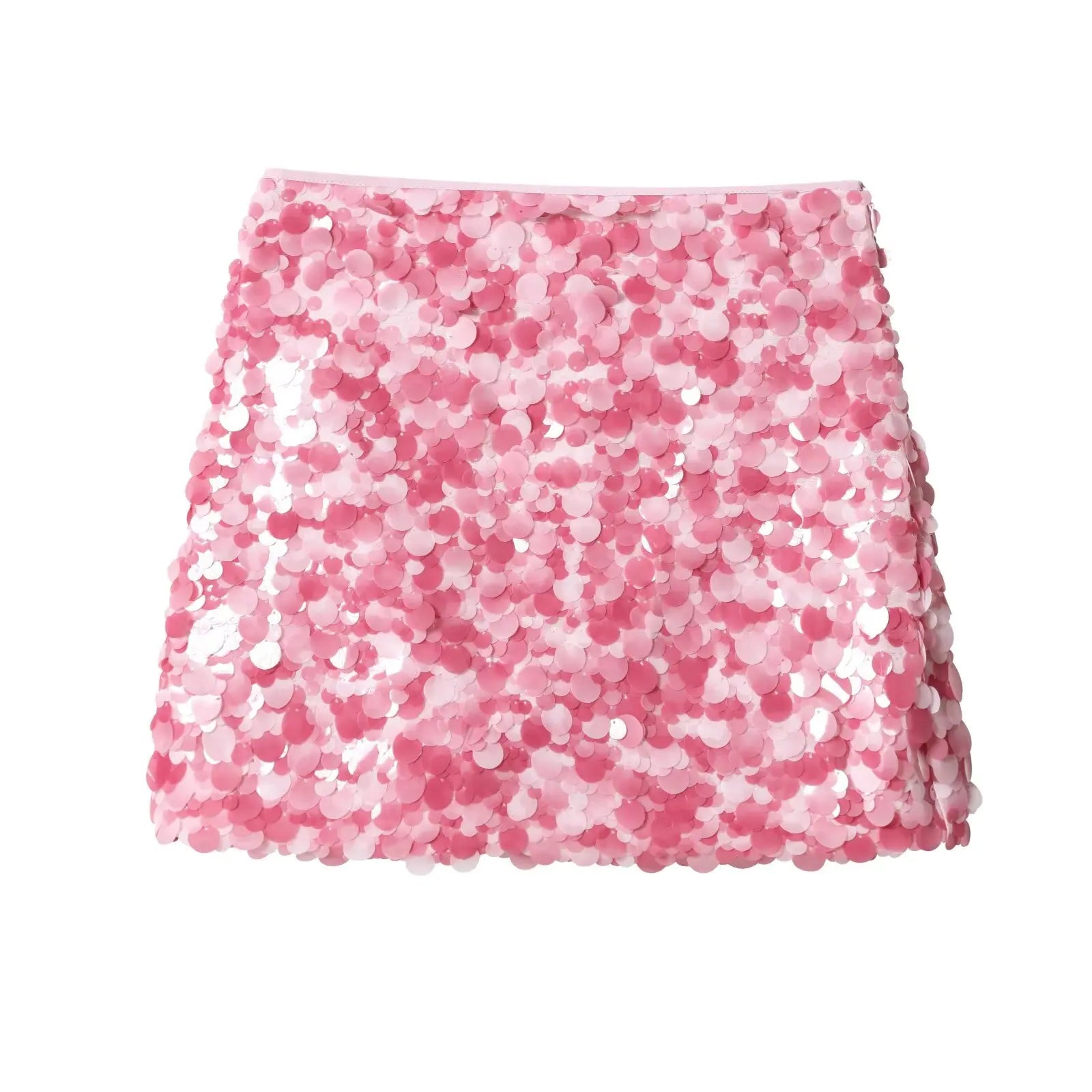 Sexy Woman Sequins Skirt High Waist Versatile Slim Mini Slim Skirts Zipper 2025 Summer Beach Style Women's New Skirt Y2K