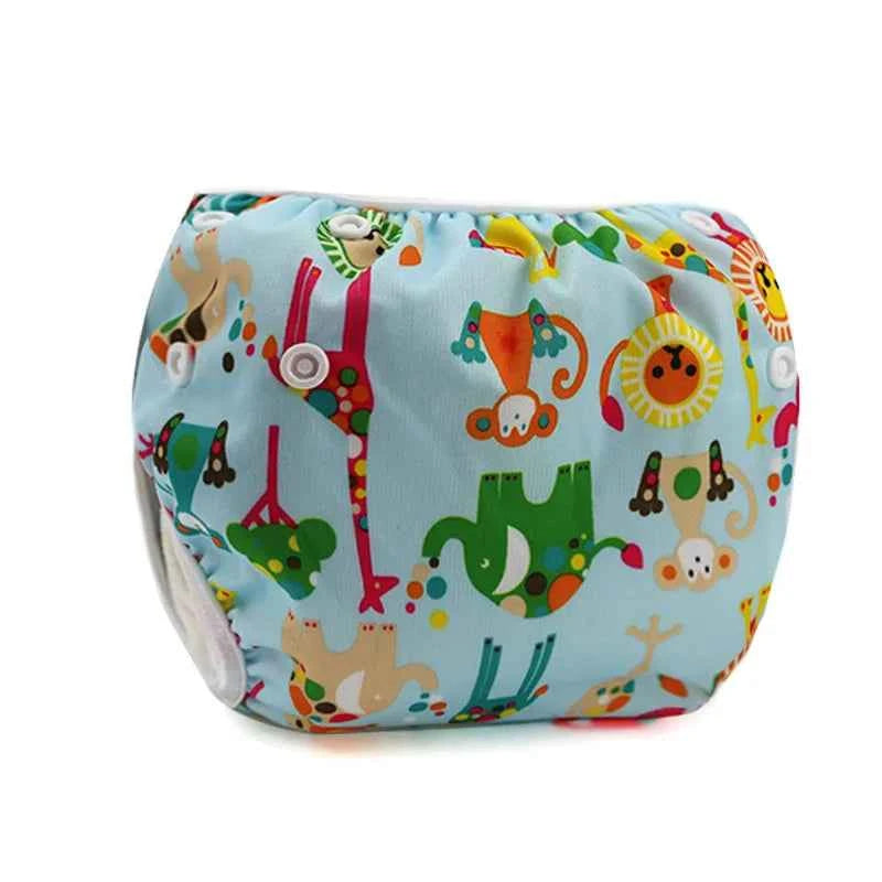 Infant Swimming Washable Trunk/Swim Diaper Swimsuit Boy Swim Diapers/Newborn Baby Girl Swimwear 0 1 2 Years