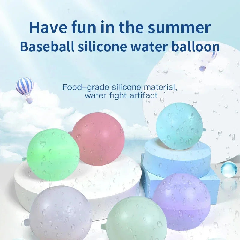 Reusable Water Balloons Toys Quick Fill Sealing Water Bomb for Summer Games Adults Outdoor Activities Toy Gifts