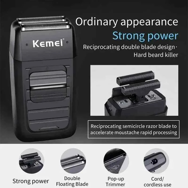 Kemei Hair Clippers Kit KM-2296 KM-2299 KM-1102 Men's Electric Hair Trimmer Machine Professional Hair Cutting Machine Clipper