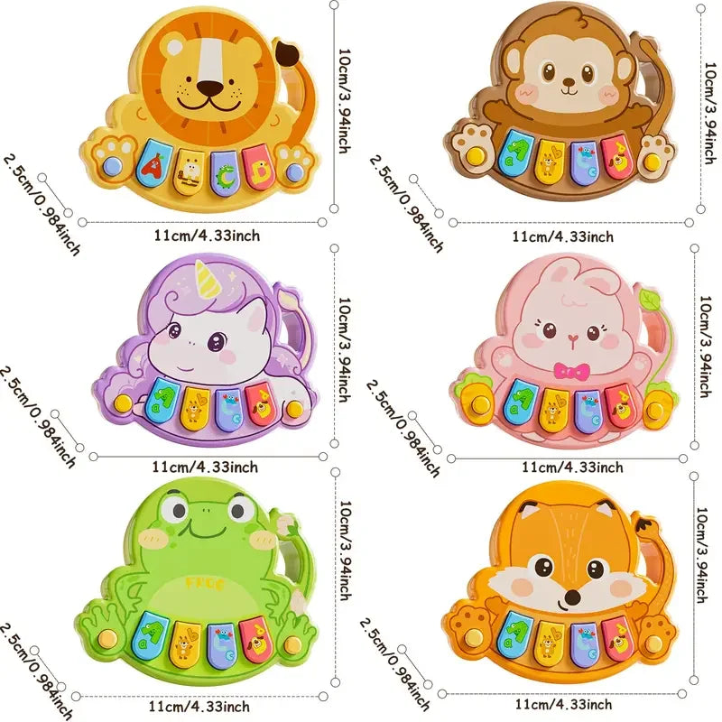 Kids Electronic Piano Toy Learning Music Animal Enlightenment Baby Toys Multifunctional Electronic Musical Instrument Toy Gifts