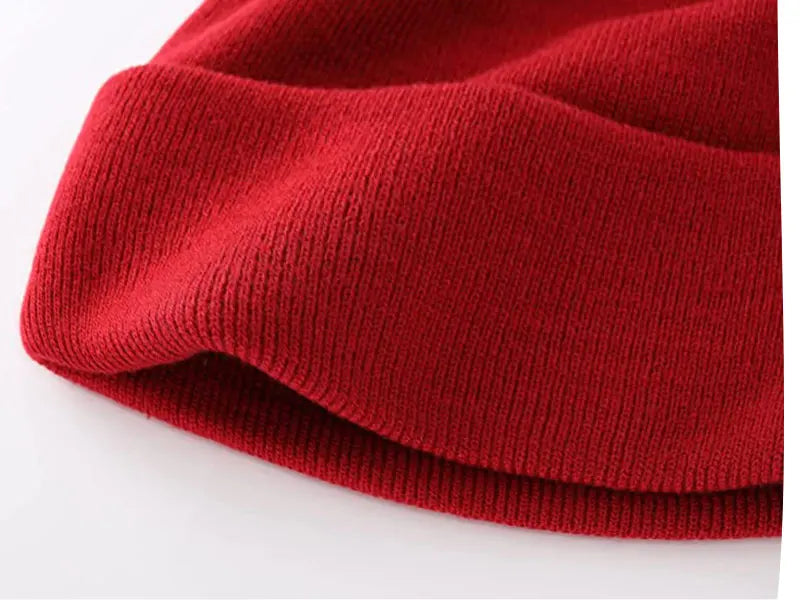 Solid Beanies Hat Women's Knitted Hats For Men Cap Autumn Ski Mask Female Bonnet Skull Skullies Knit Women Winter Beanie Hat Cap