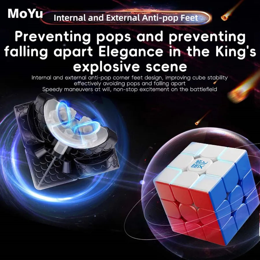 Moyu Weilong WRM V9 20-Magnet Ball Core Magic Speed Cube Fidget Toys Moyu Weilong WRMV9 Maglev Cubo Magico Puzzle Gift Toy