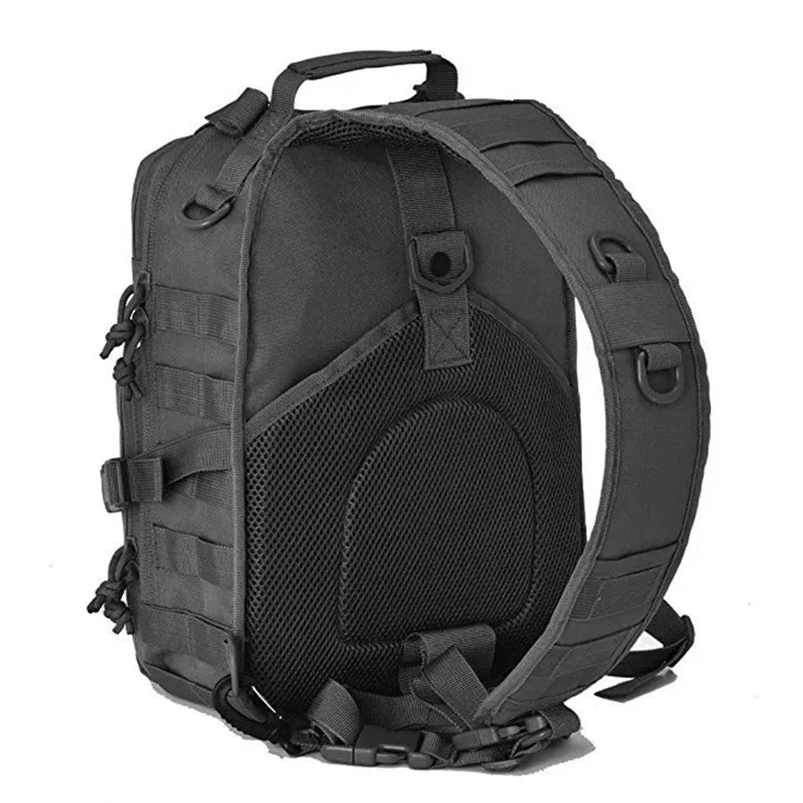Tactical Military Sling Backpack Small Sling Rover Shoulder Bag Molle Outdoor Camping Daypack Backpack With Adjustable Strap