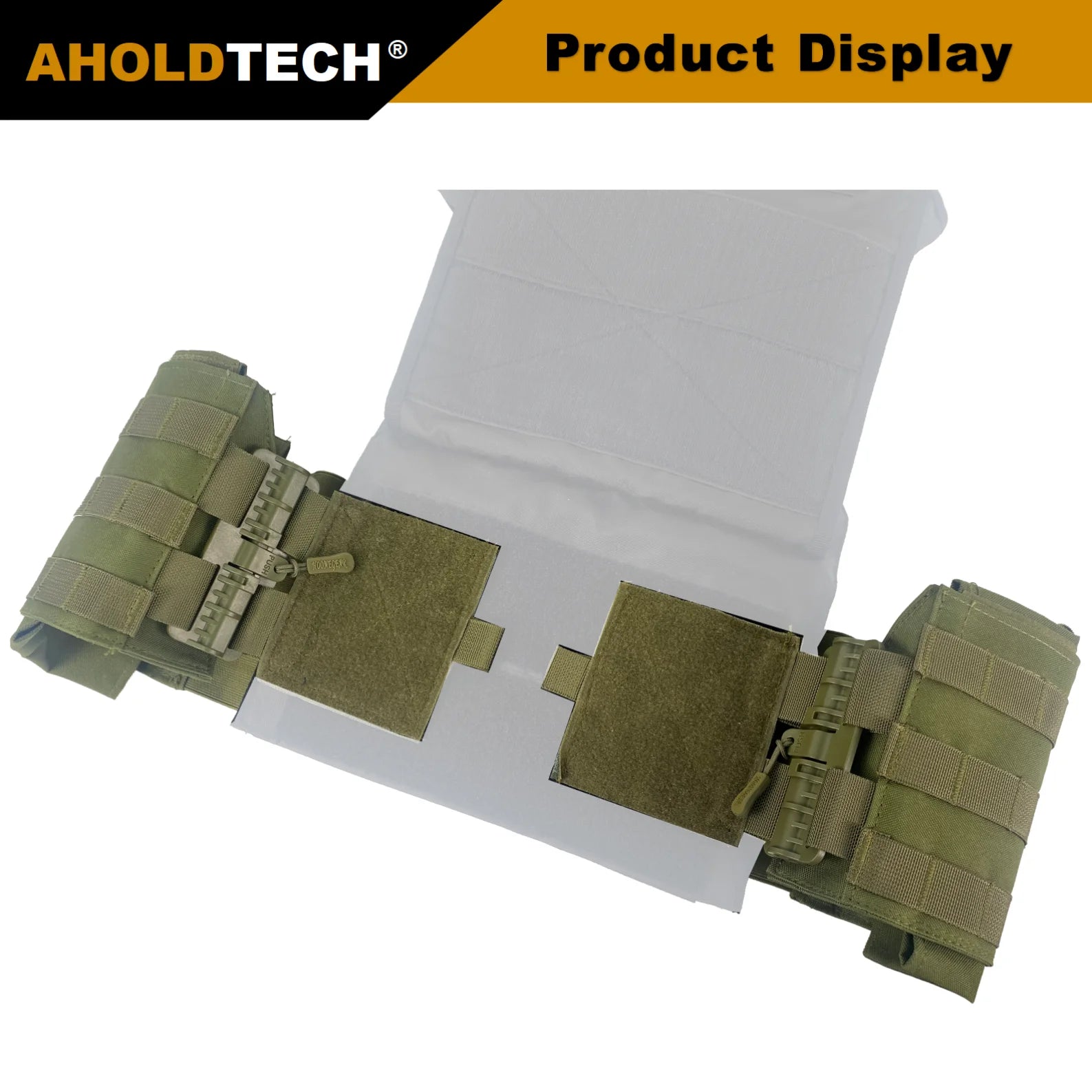 Aholdtech Tactical Quick Release Surrounding Abdominal Belt For Plate Carrier Vest Carrier Elastic Cummerbund Vest Accessories