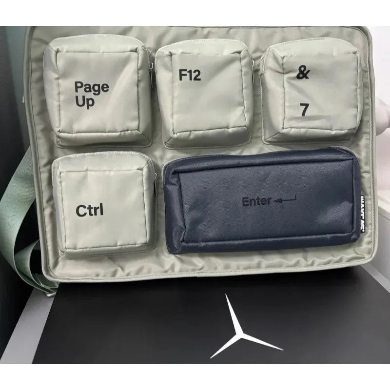 16inch Korean style Fashion Laptop Case Fashion Computer Protection Case Game Laptop keyboard Bags Office Student Stationery
