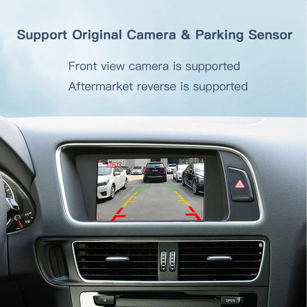 AUTOABC For Audi A4 B8 A5 Q5 S5 2009-2015 Wireless CarPlay Android Auto with mmi 3g with AirPlay Rearview Camera Mirror link