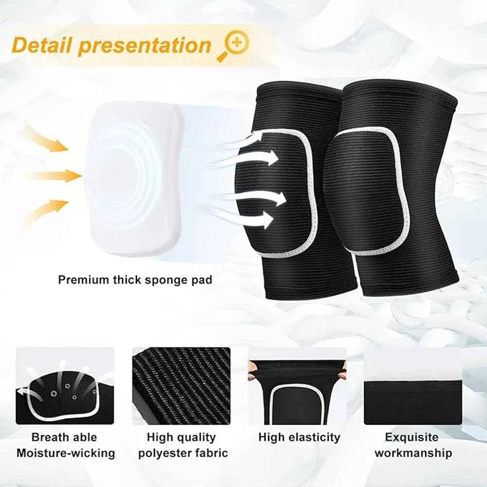 Soft Breathable Volleyball Knee Pads for Dancers Men Women Kids Protective Knees for Football Dance Yoga Tennis Running Cycling