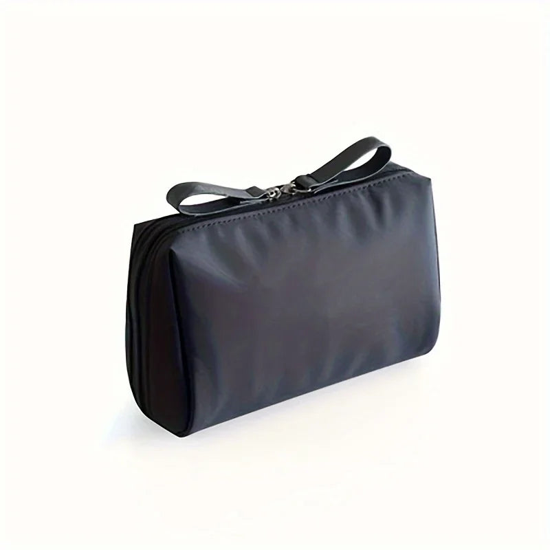 2026 Small Solid Color Portable Makeup Bag, Travel Cosmetic Pouch, Storage Organizer For Daily Use