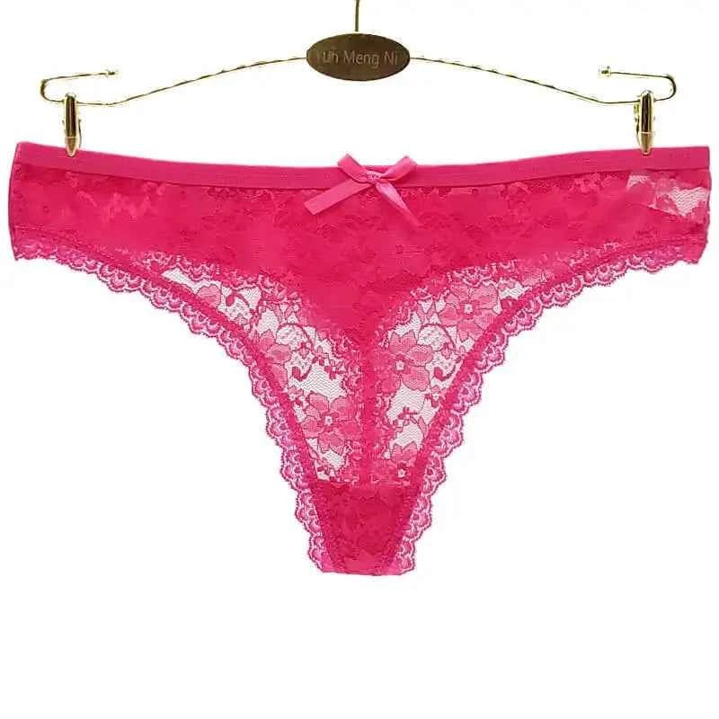 Womens Underwear Sexy Lace Thongs Gtrings T-back Panties Ladies Knickers Lingerie 5 pcs/Lot