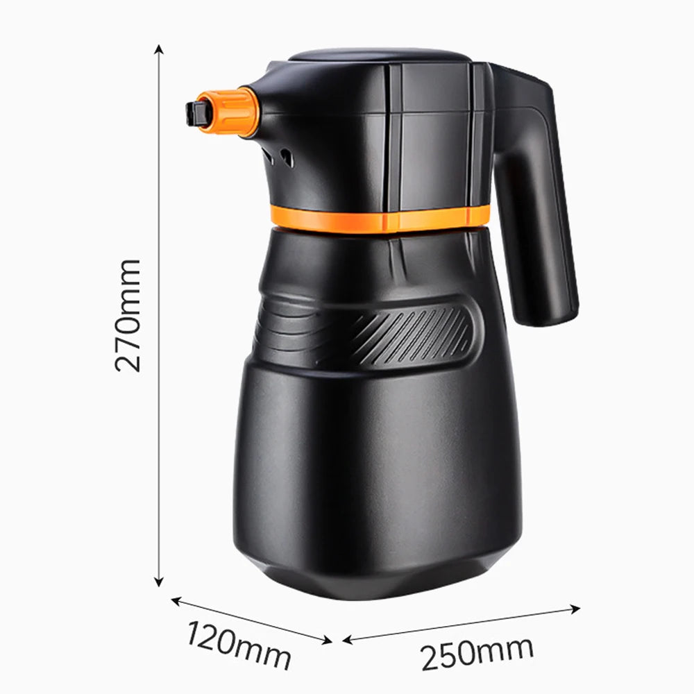2L Electric Foam Sprayer Car Wash Clean Detailing Snow Cannon High Pressure Water Gun Battery Powered for Car Wash Foam Can