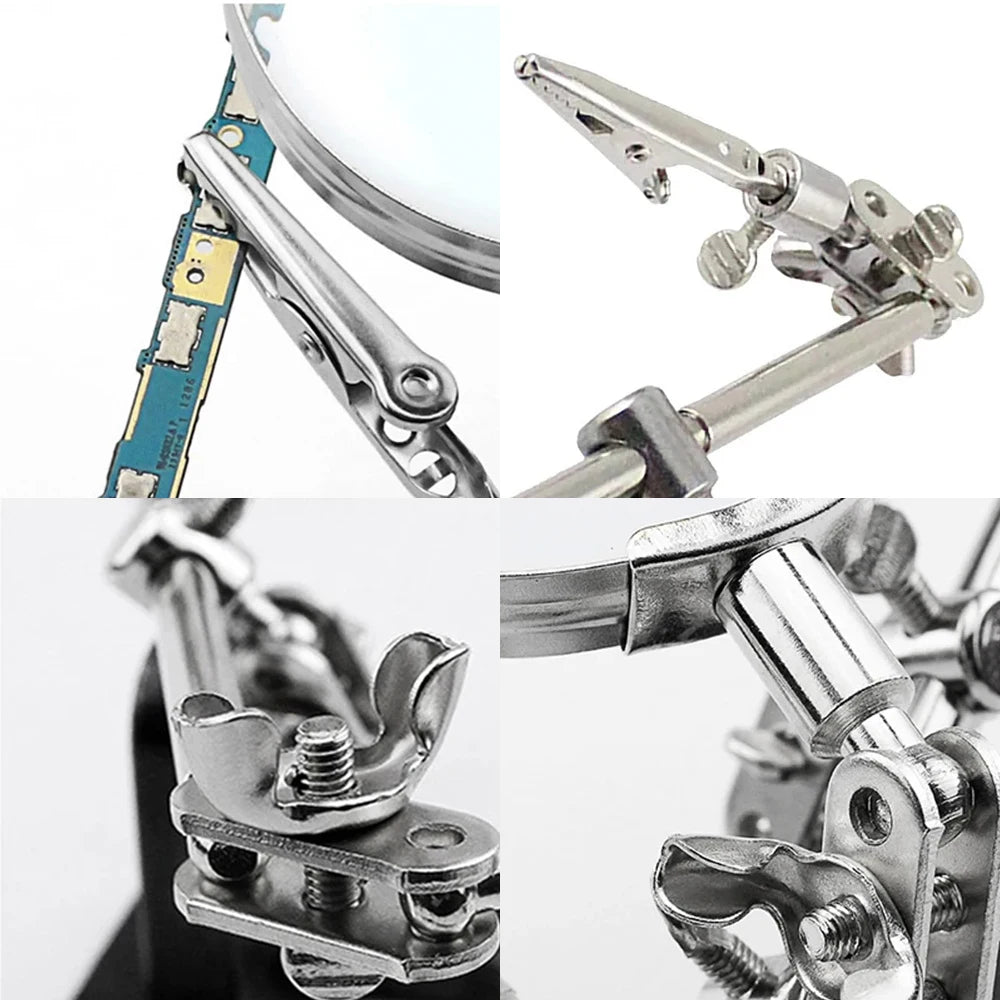 FZ1000 Soldering Iron Station Welding Auxiliary Bracket Holder Clip Clamp Hand Helping Welding Station Soldering Repair Tool