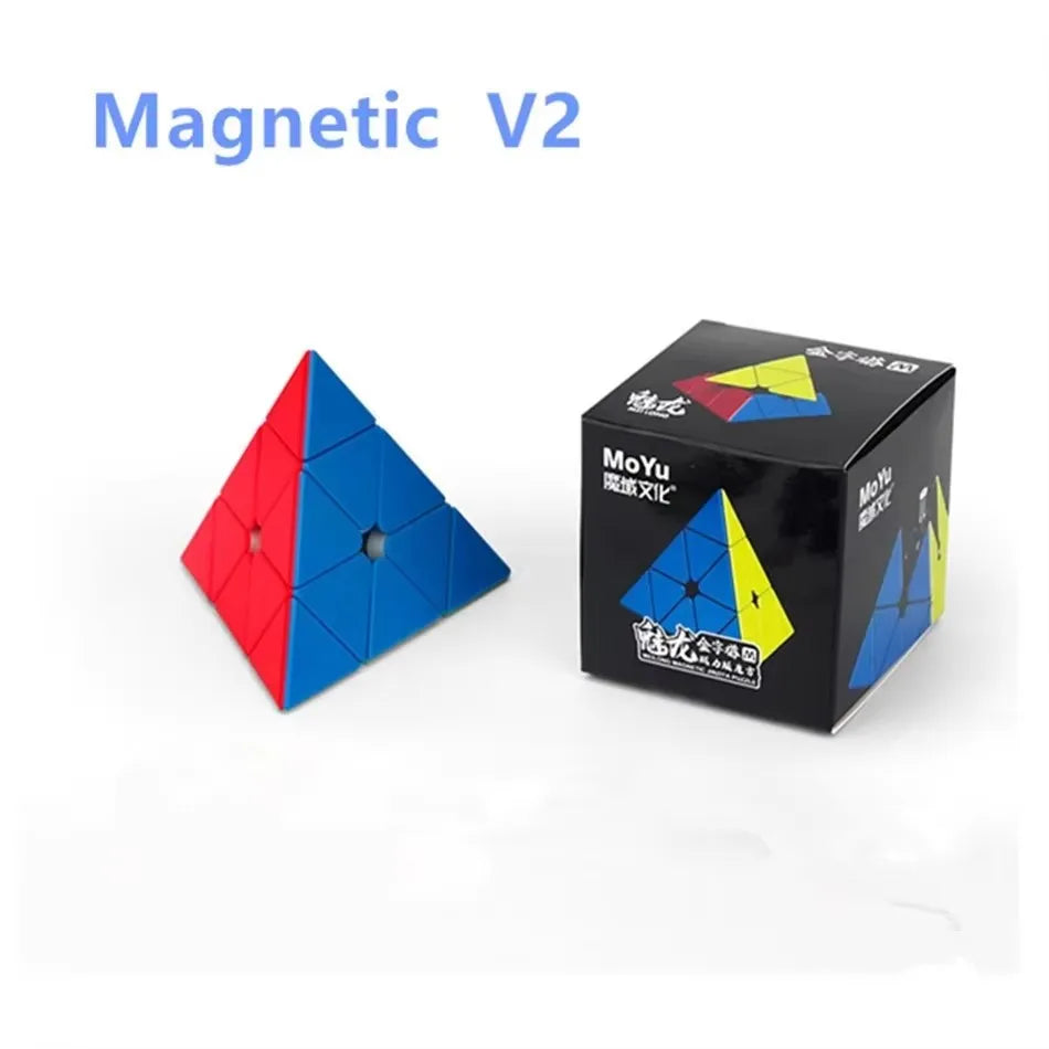 Moyu Meilong Magnetic Magic Cube Series 2M 3M 4M 5M 6M 7M Pyramid Megaminx Professional Cubo Magico Puzzle Toy For Children Gift