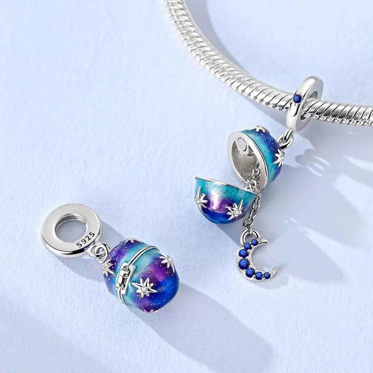 New 925 Sterling Silver Red Polka Dot Doll Charms Pendants Fit Original 925 Bracelet Necklace Fine DIY Birthday Jewelry