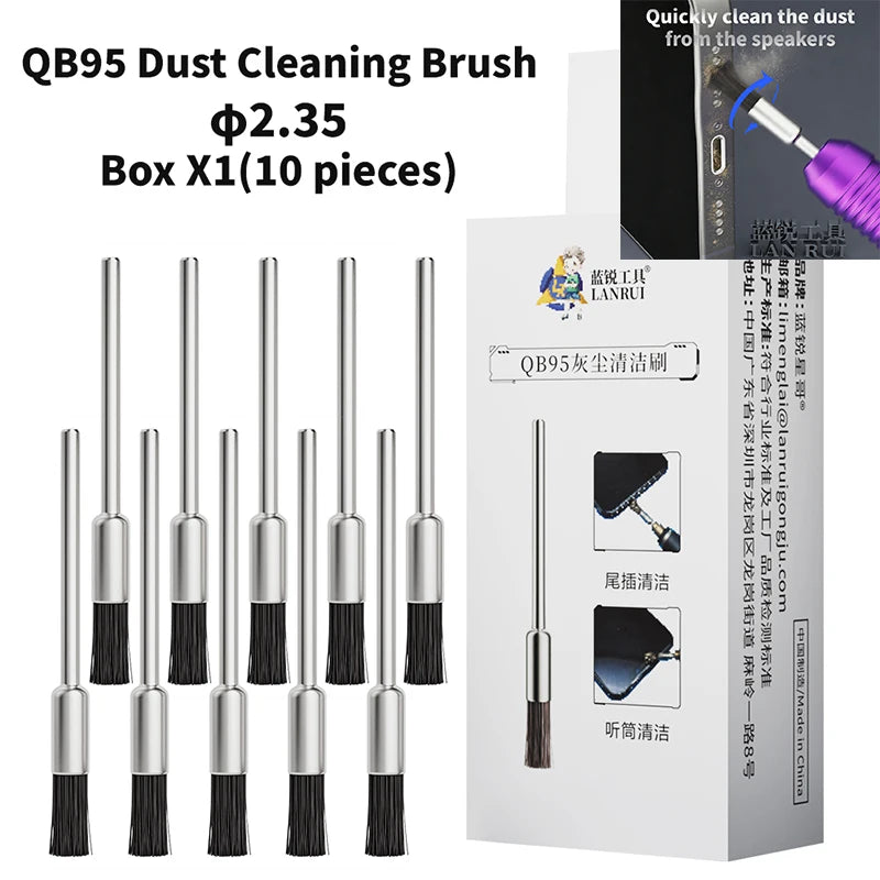 Lanrui U8S Alloy Stripped Screw Extractor Drill Bit Set 2.35mm Shank for Phone Repair Professional Sliding Thread Removal Tool