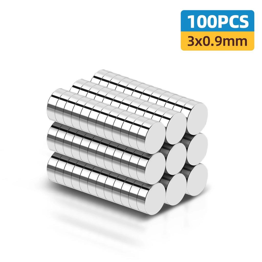 Small Magnets, Refrigerator Magnets of Different Sizes, 3x1 3x2 2x1 3x3 4x2 5x2 6x2mm Mini Magnets for Fridge, Kitchen, Office