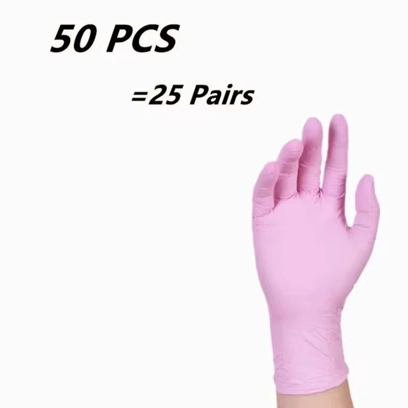 Kids Disposable Nitrile Gloves for 6-15 Years Students 4Mil Latex Powder Free Cleaning Gloves for Kids Crafting Cooking Painting