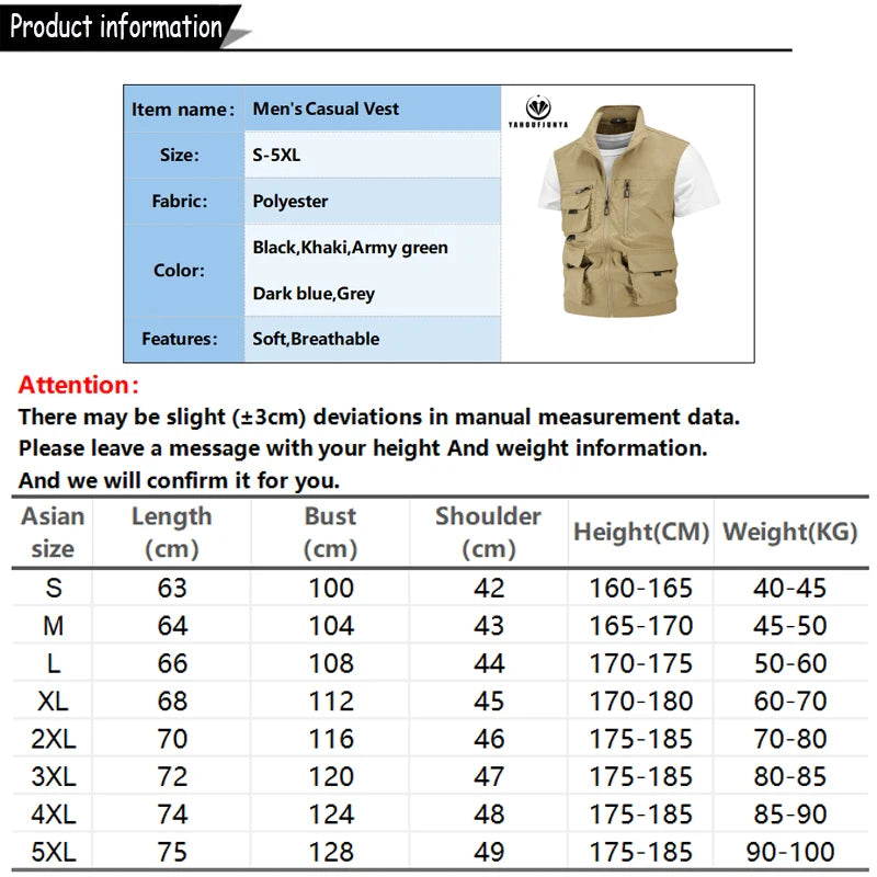 2024 Summer Men Sleeveless Fishing Tool Webbed Breathable Vest Men Many Pocket Outdoors Camping Thin Lightweight Loose Vest Male