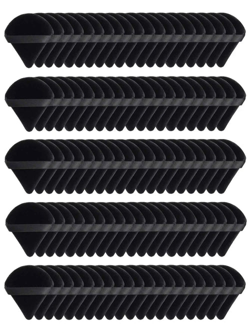 Black Velvet Triangle Makeup Sponge - Dual Use  for Foundation/Powder | Hypoallergenic Travel Essential